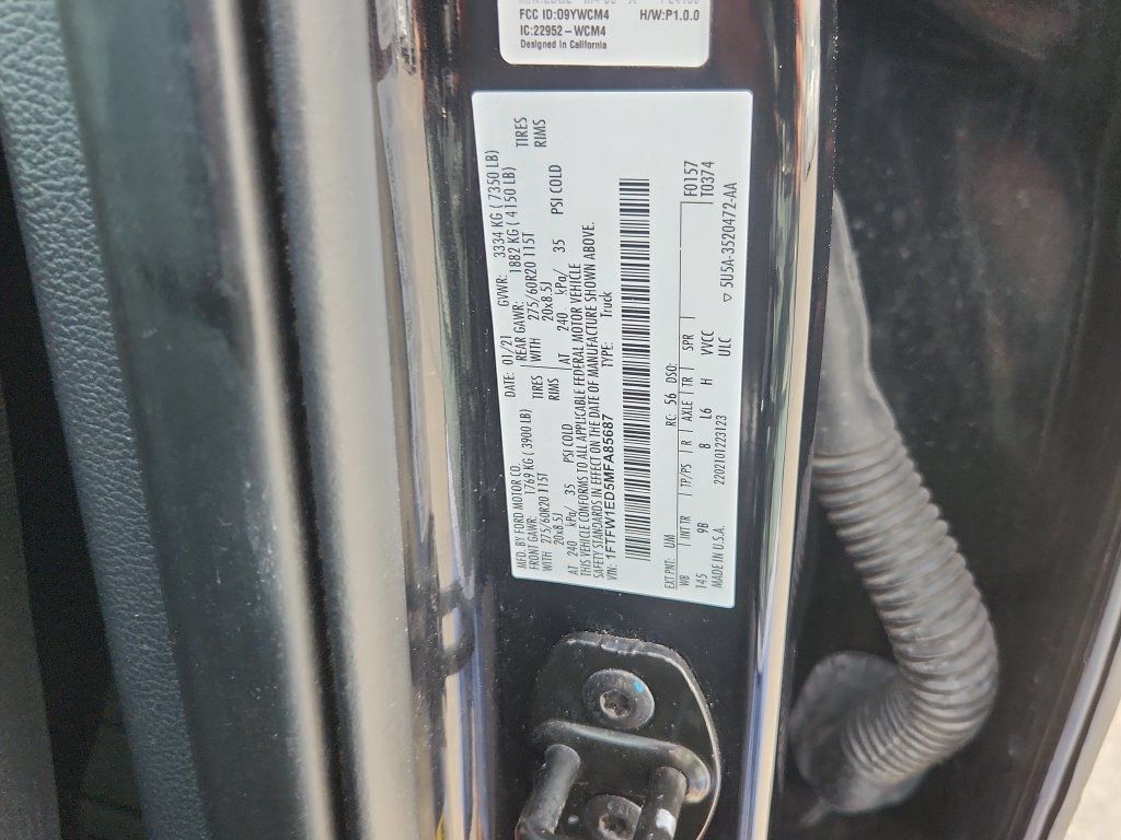 Used 2021 Ford F150 Platinum w/ Equipment Group 701A High AWD/4WD image 22