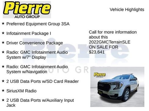 Used 2022 GMC Terrain SLE w/ Driver Convenience Package AWD/4WD image 7
