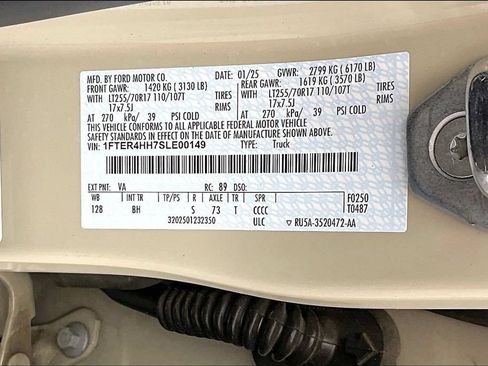 Certified 2025 Ford Ranger XLT w/ Equipment Group 301A High AWD/4WD image 34
