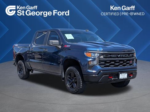 Used 2022 Chevrolet Silverado 1500 Custom Trail Boss AWD/4WD image 1