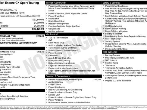 Used 2025 Buick Encore GX Sport Touring w/ Comfort Package FWD image 5