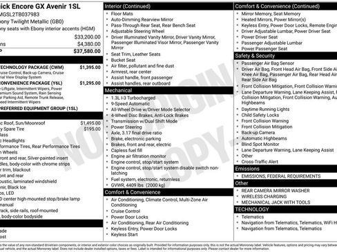 New 2026 Buick Encore GX Avenir w/ Avenir Technology Package image 44