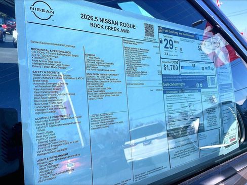 New 2026 Nissan Rogue SV w/ Rock Creek Premium Package AWD/4WD image 15