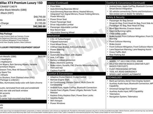 Used 2025 Cadillac XT4 Premium Luxury image 28