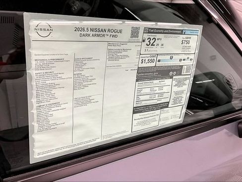 New 2026 Nissan Rogue Dark Armor FWD image 40