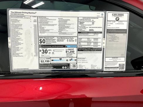 New 2025 BMW 230i Coupe w/ Convenience Package RWD image 35