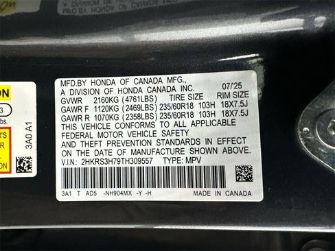 New 2026 Honda CR-V EX-L image 36