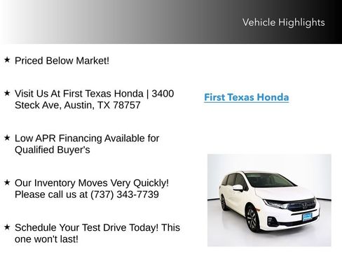 Used 2026 Honda Odyssey EX-L image 10