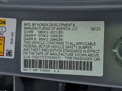 Used 2023 Honda Accord EX image 27