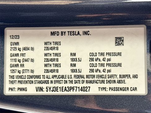 Used 2023 Tesla Model 3 Standard Range image 27