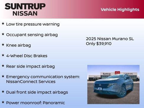 New 2025 Nissan Murano SL image 23