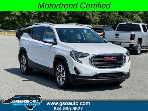 Used 2021 GMC Terrain SLT w/ LPO, Bright Accent Package AWD/4WD image 2