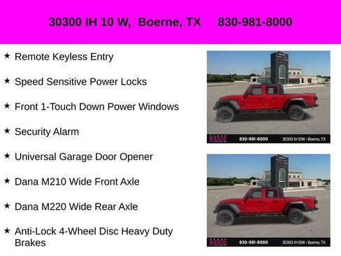 Used 2020 Jeep Gladiator Sport w/ Quick Order Package 24S AWD/4WD image 21