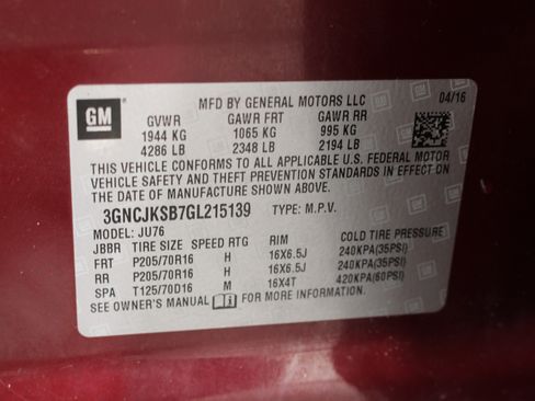 Used 2016 Chevrolet Trax LS FWD image 35