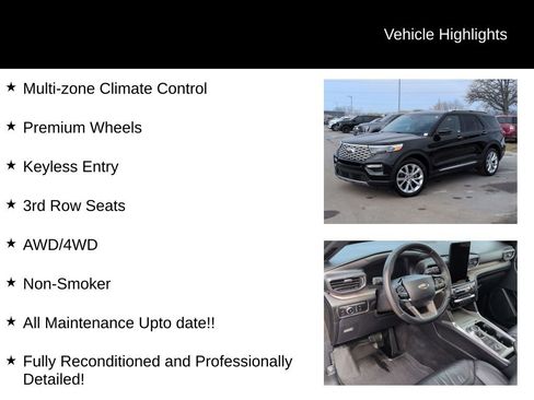 Used 2024 Ford Explorer Platinum w/ Technology Package image 16