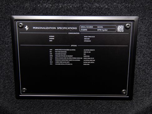 Certified 2025 Ferrari SF90 Spider image 53