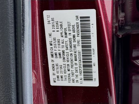 Used 2012 Honda Accord EX-L image 41