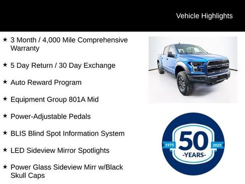 Used 2020 Ford F150 Raptor w/ Equipment Group 801A Mid image 7