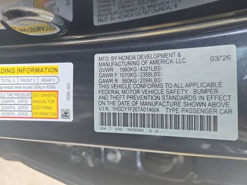 New 2026 Honda Accord LX image 34