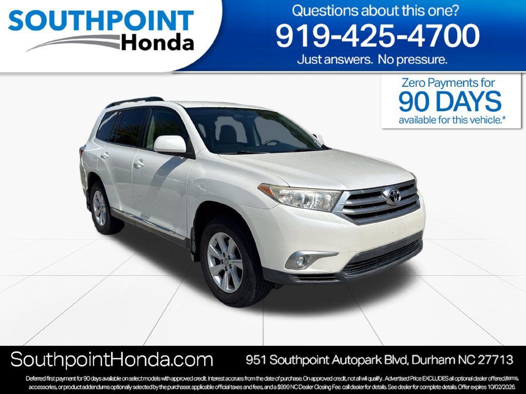 Used 2012 Toyota Highlander 4WD w/ Tech Pkg 360° Tour