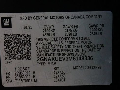 Used 2021 Chevrolet Equinox LT AWD/4WD image 79