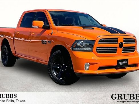Used 2017 RAM 1500 Sport w/ Ignition Orange Sport Package AWD/4WD image 1