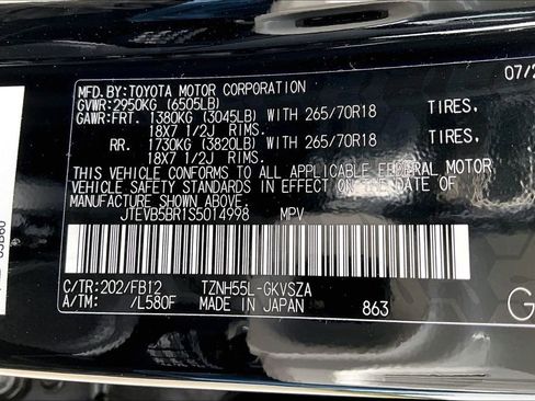 Used 2025 Toyota 4Runner TRD Off-Road AWD/4WD image 30