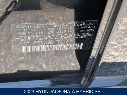 Certified 2023 Hyundai Sonata SEL FWD image 32