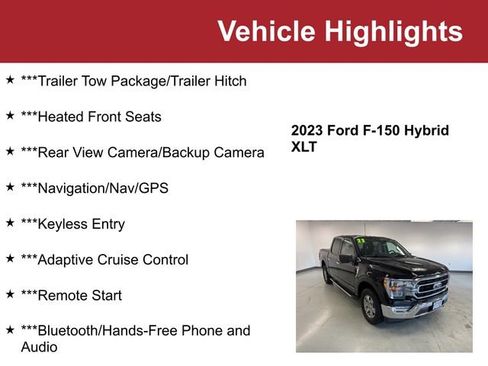 Used 2023 Ford F150 XLT w/ Equipment Group 302A High image 2