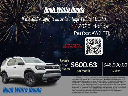 New 2026 Honda Passport RTL image 3