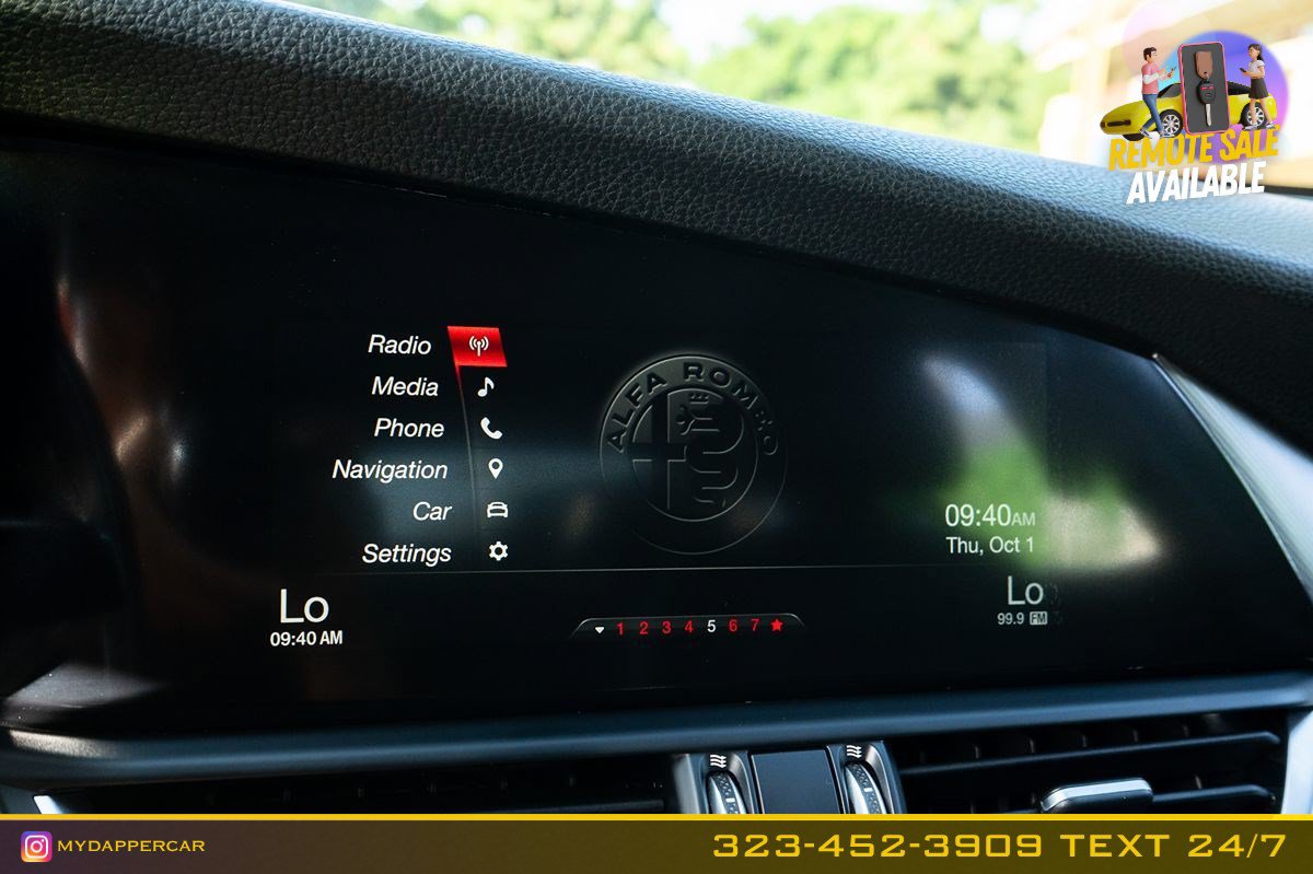 Used 2019 Alfa Romeo Giulia Ti Sport w/ Quick Order Package 22U Sport RWD image 29