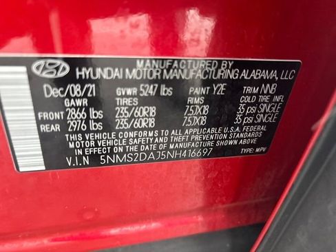 Used 2022 Hyundai Santa Fe SEL image 9