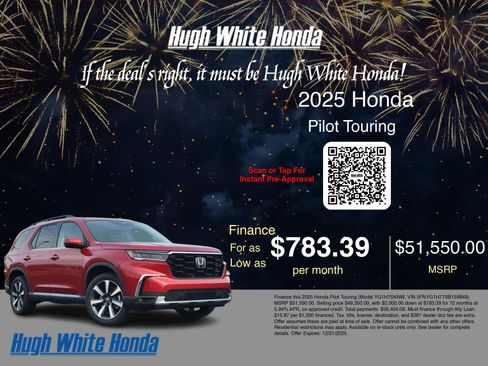 New 2025 Honda Pilot Touring image 7