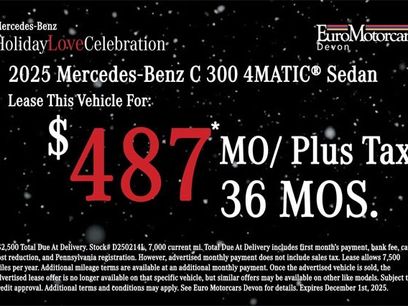 Certified 2025 Mercedes-Benz C 300 4MATIC Sedan