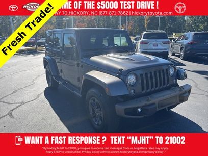 Used 2017 Jeep Wrangler Unlimited Sahara