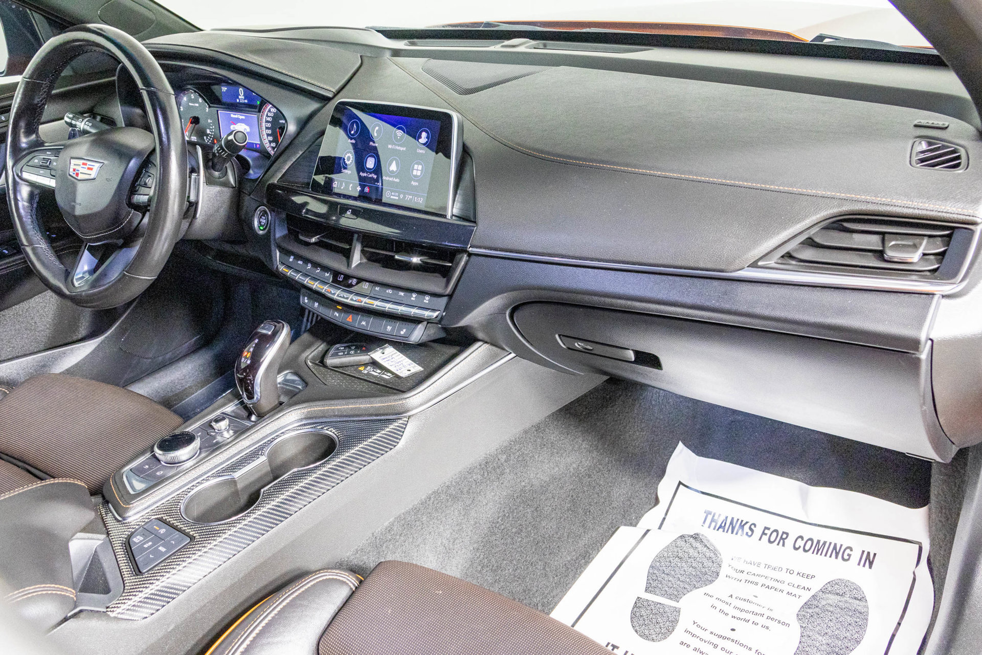 Used 2022 Cadillac CT4 V w/ LPO, ONYX Package AWD/4WD image 47