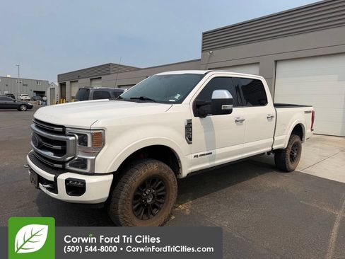 Used 2020 Ford F350 Platinum w/ Tremor Off-Road Package AWD/4WD image 4