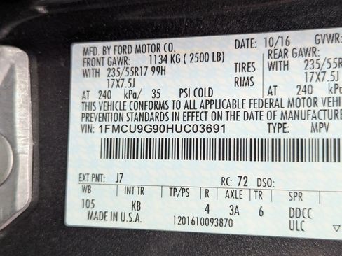 Used 2017 Ford Escape SE AWD/4WD image 13