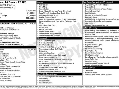 Used 2022 Chevrolet Equinox RS FWD image 16