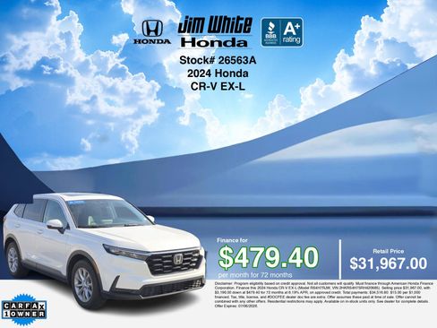 Certified 2024 Honda CR-V EX-L image 3