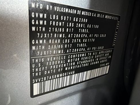 Used 2021 Volkswagen Tiguan S AWD/4WD image 33
