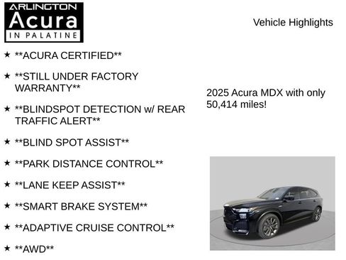 Certified 2025 Acura MDX A-Spec AWD/4WD image 7