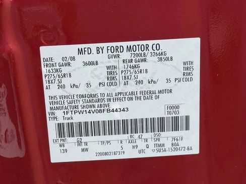 Used 2008 Ford F150 FX4 image 29