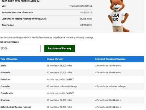 Used 2025 Ford Explorer Platinum w/ LUX Leather Package AWD/4WD image 79
