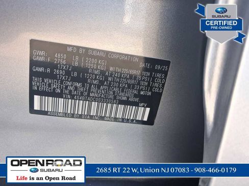 Used 2025 Subaru Outback Premium AWD/4WD image 29