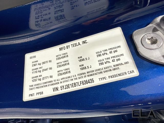 Used 2020 Tesla Model 3 Long Range AWD/4WD image 35