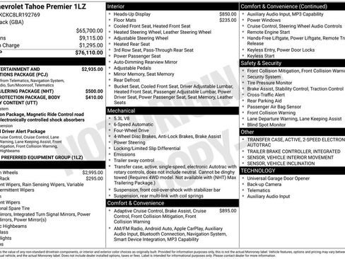 Used 2020 Chevrolet Tahoe Premier AWD/4WD image 3