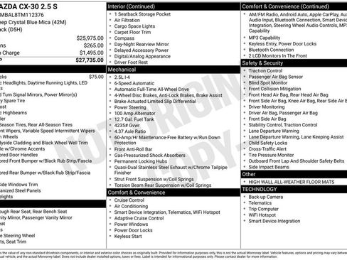 New 2026 MAZDA CX-30 AWD 2.5 S image 24