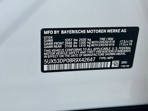 Used 2024 BMW X3 xDrive30i w/ Convenience Package image 18