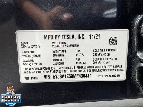 Used 2021 Tesla Model S Long Range AWD/4WD image 21